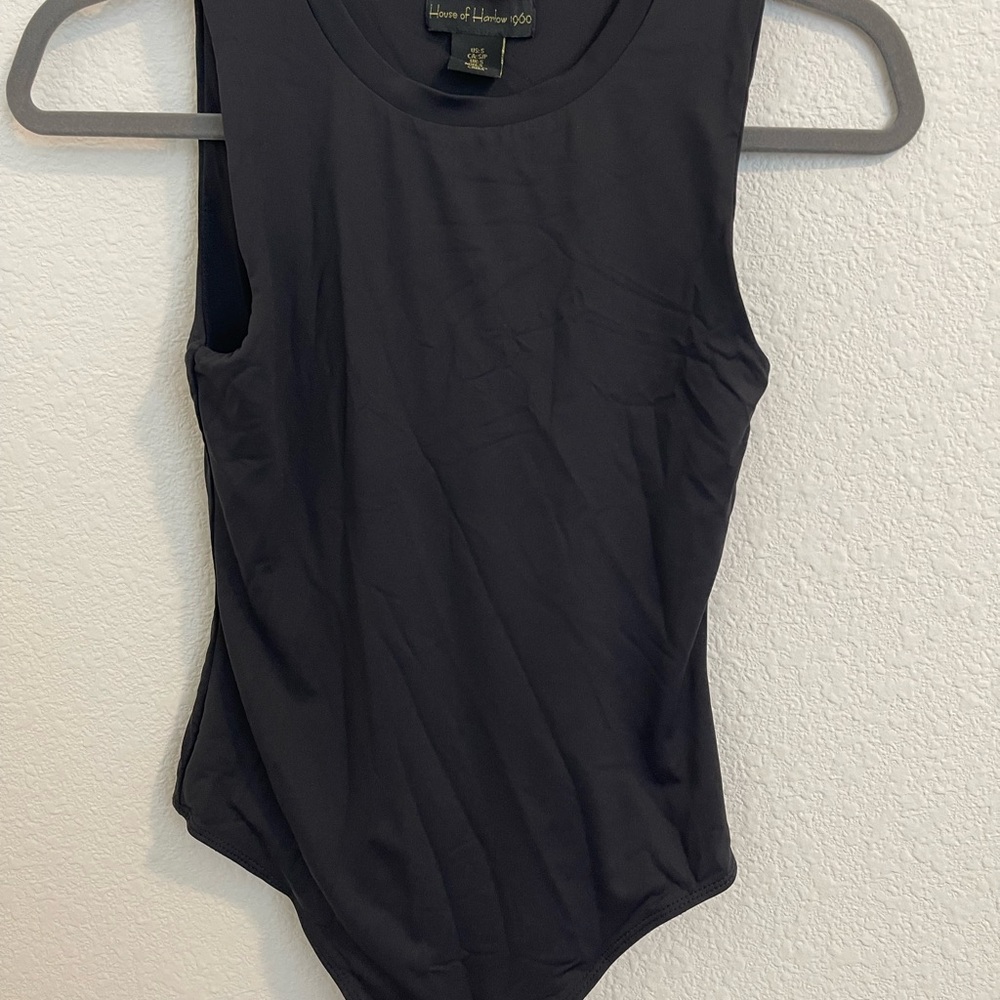 H&M Black Sleeveless Bodysuit
